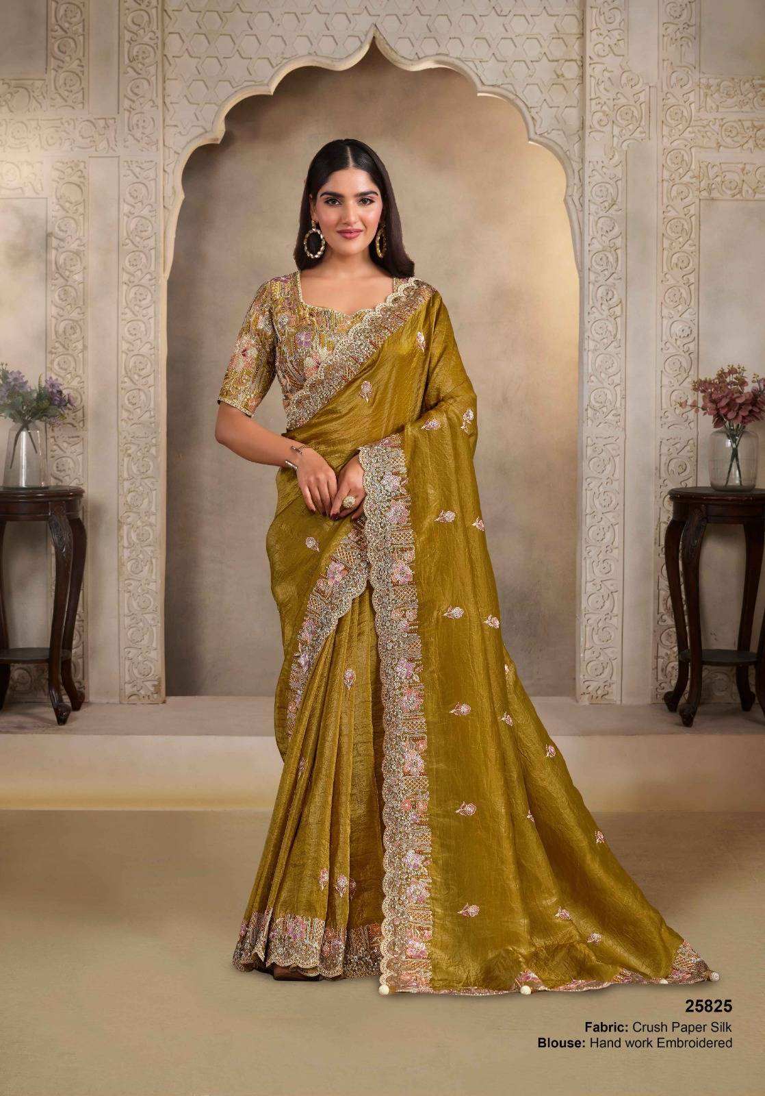 RIWAHYAT By Mahotsav Creation 25808 To 25825 Series Indian Traditional Wear Collection Beautiful Stylish Fancy Colorful Party Wear & Occasional Wear Pure Banarasi Silk Sarees At Wholesale Price  